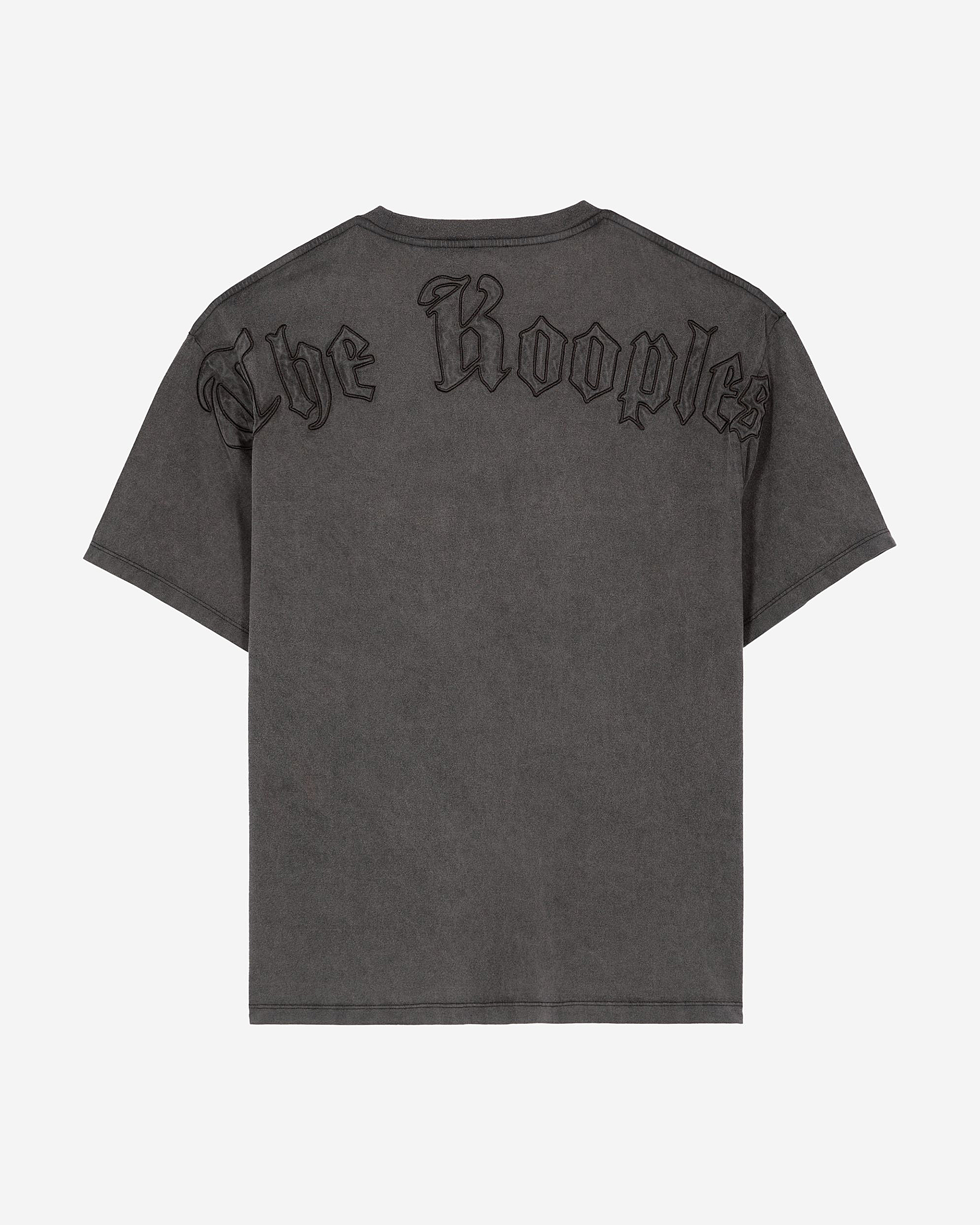 T-shirt with logo on black back