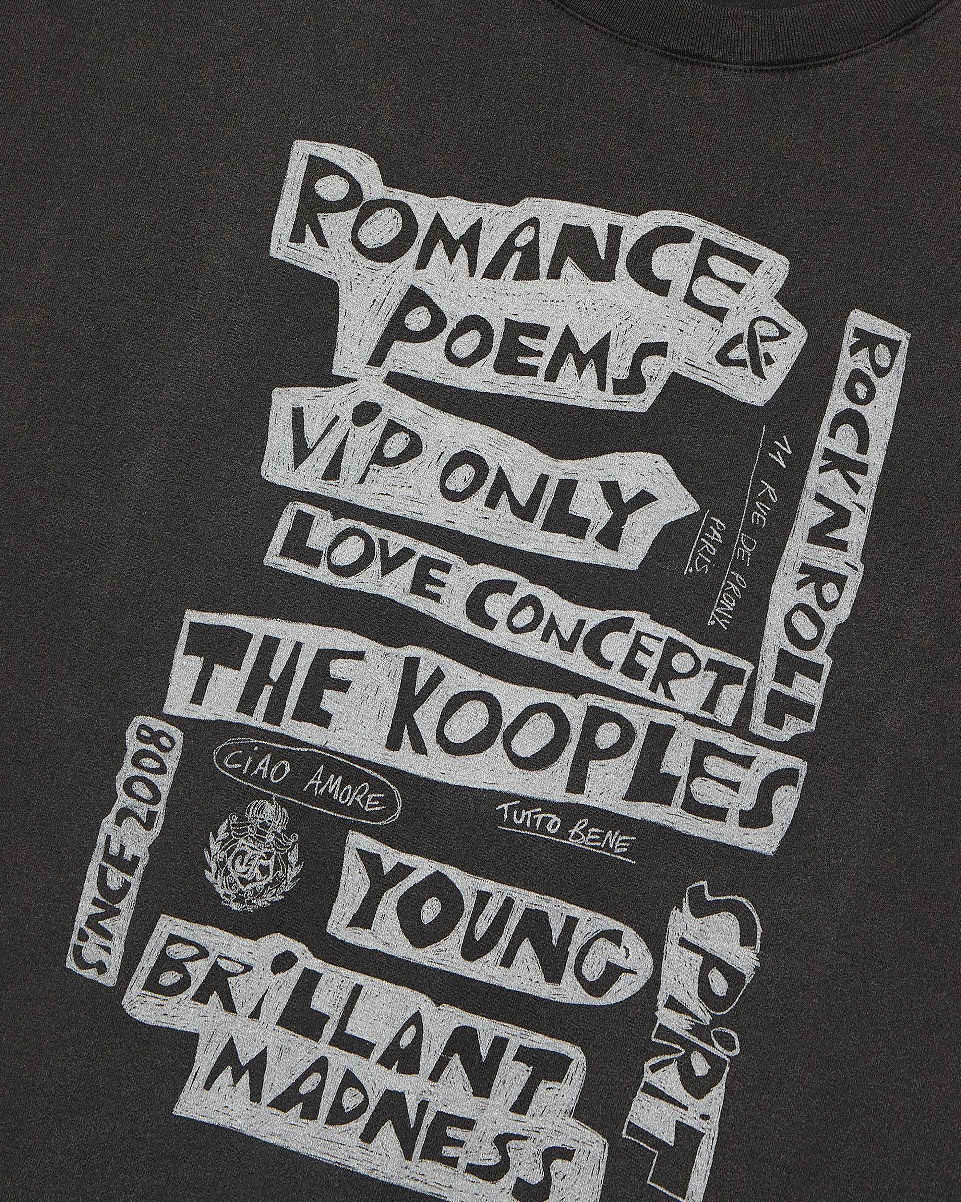 Romance Poems T-shirt, black