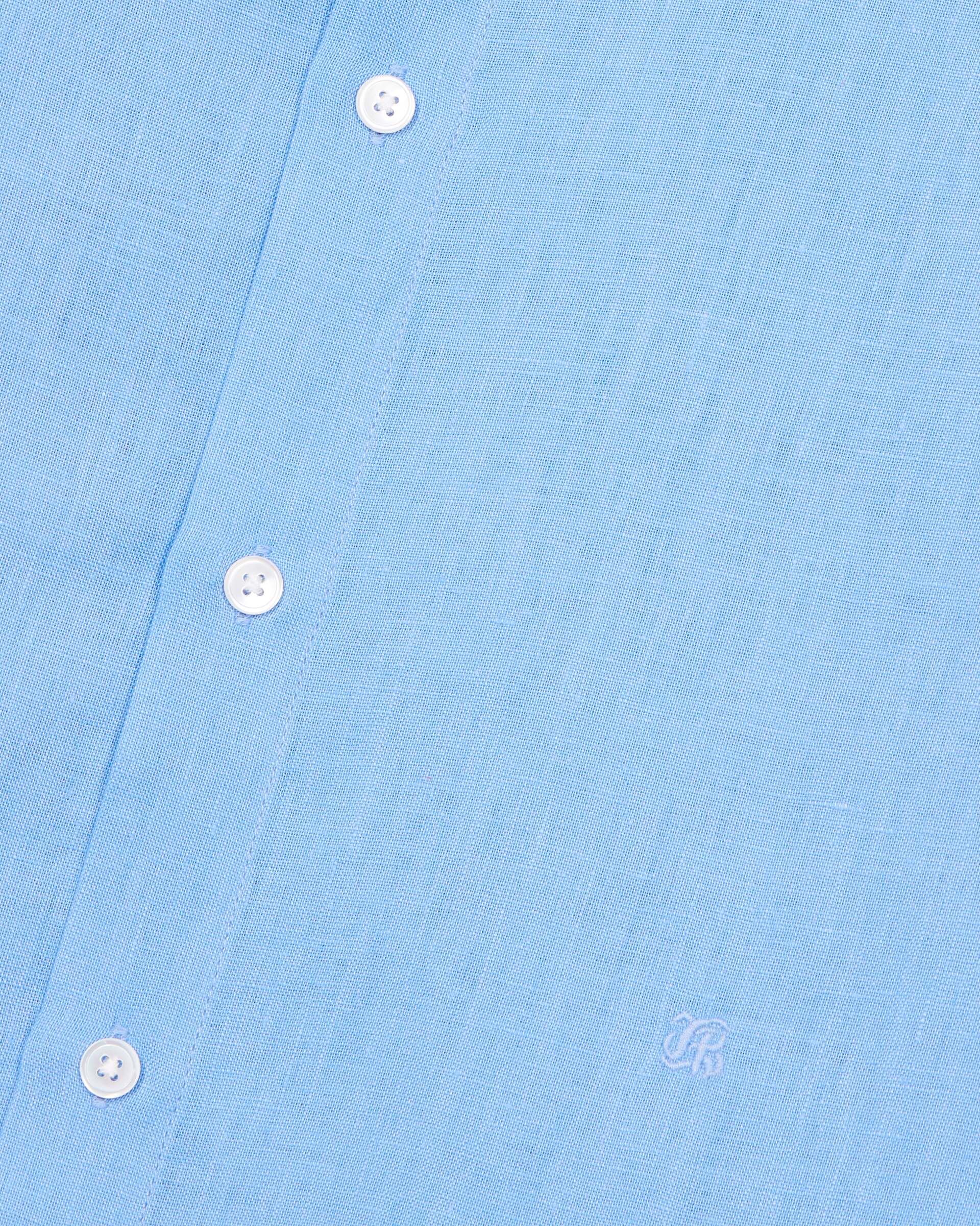 Blue linen shirt