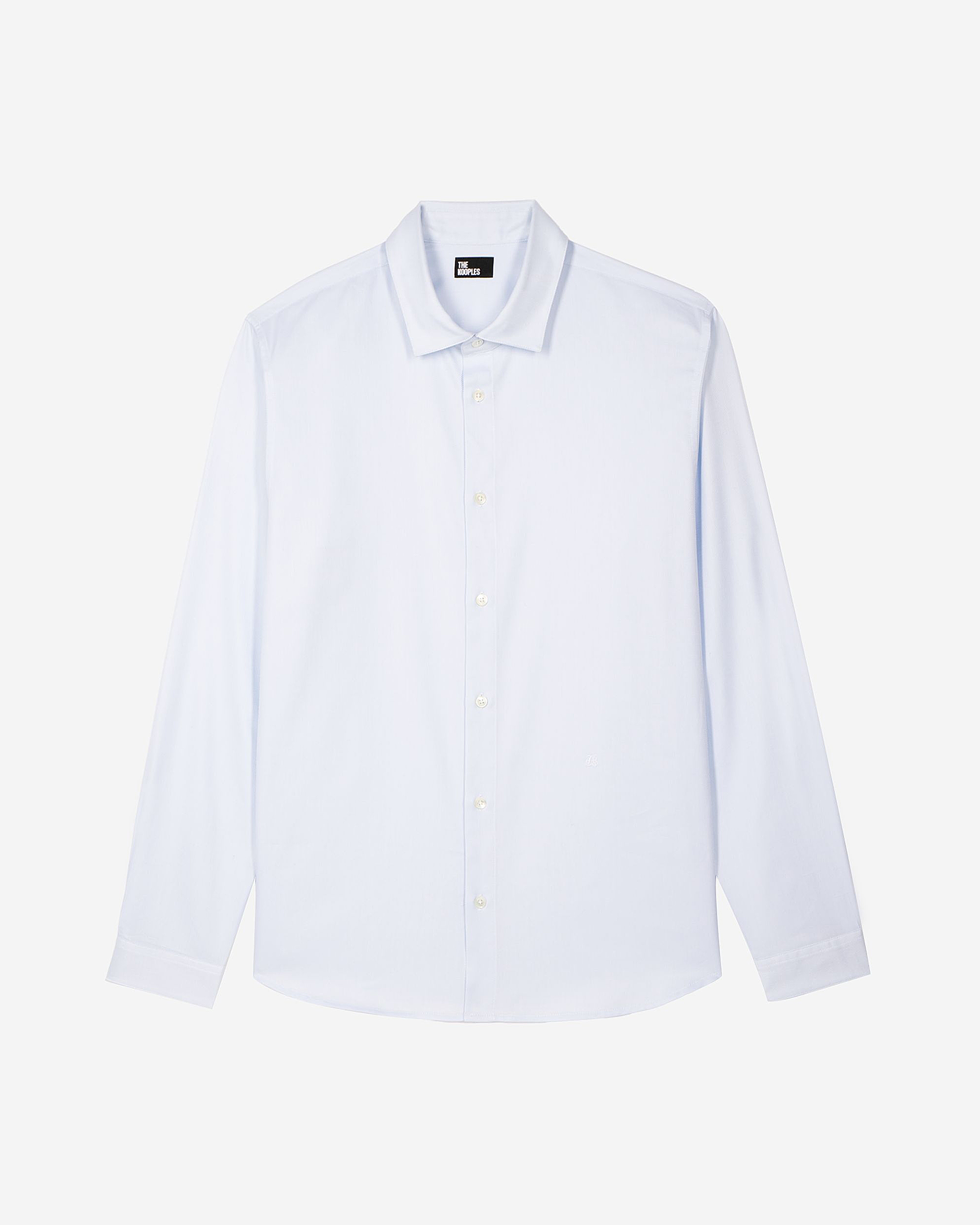 Italian collar shirt, blue