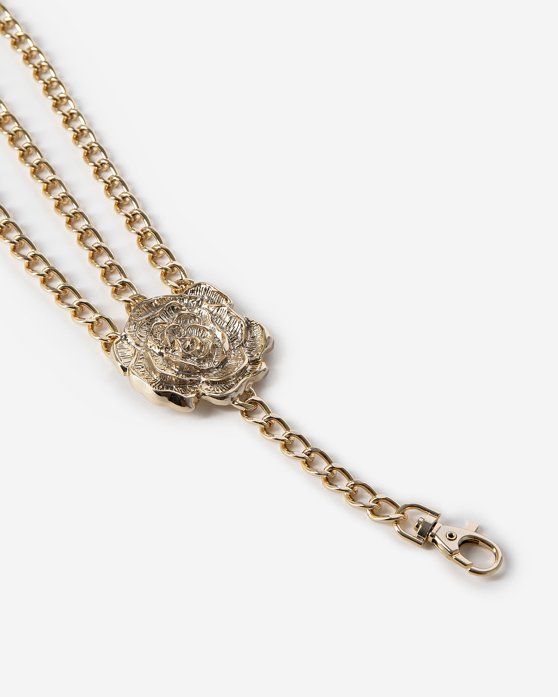 Gold flower jewelry belt
