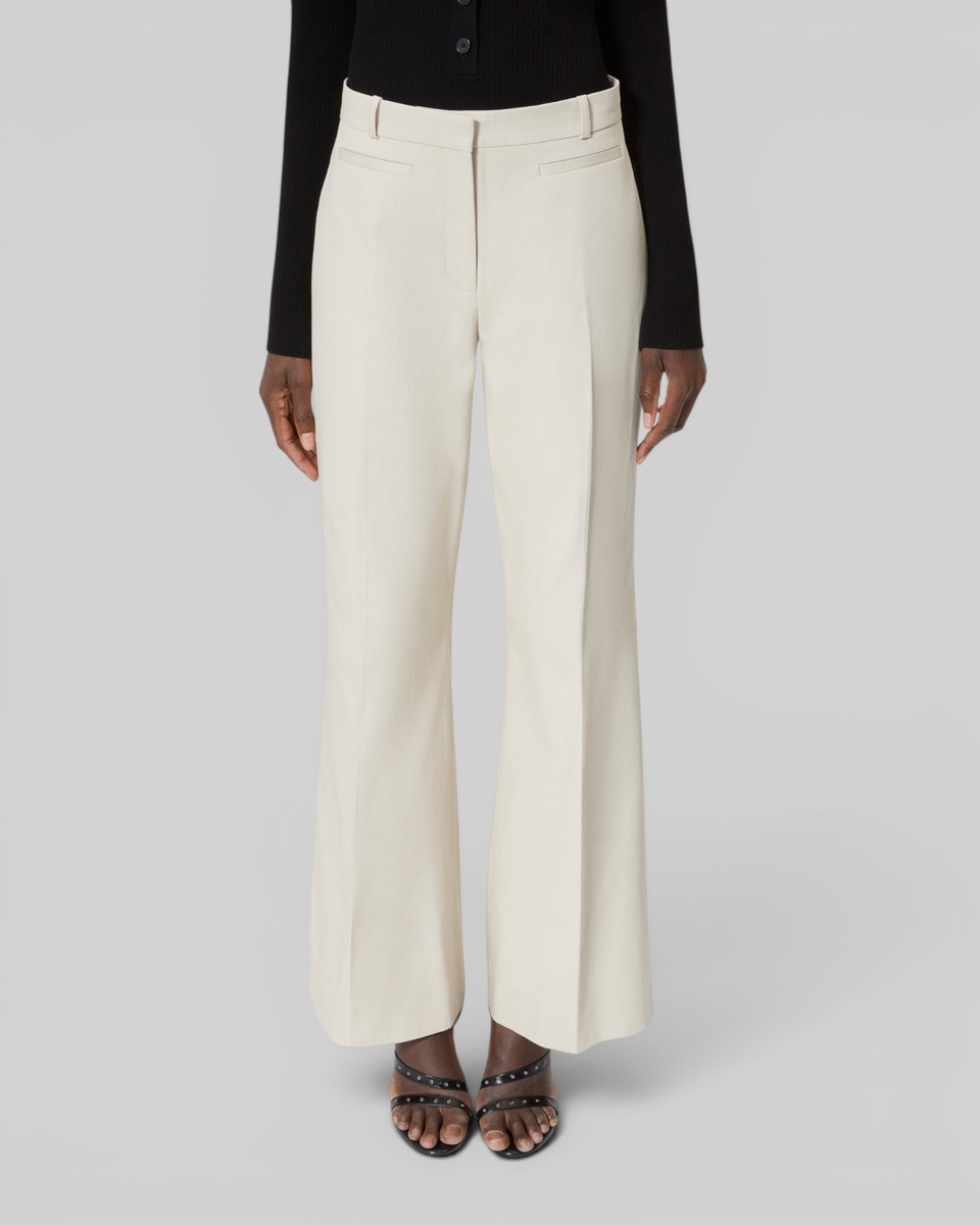 Beige cotton pants