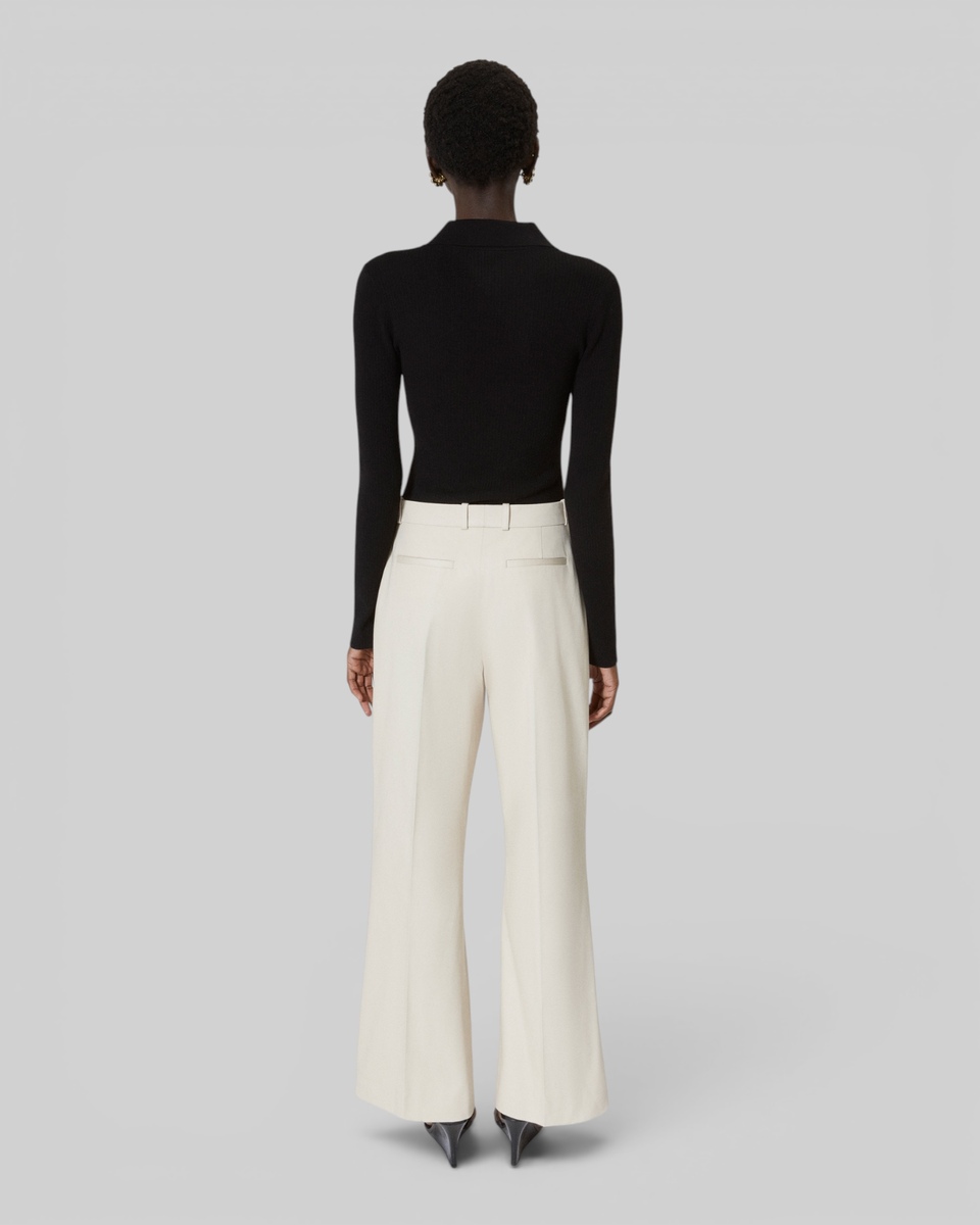 Beige cotton pants