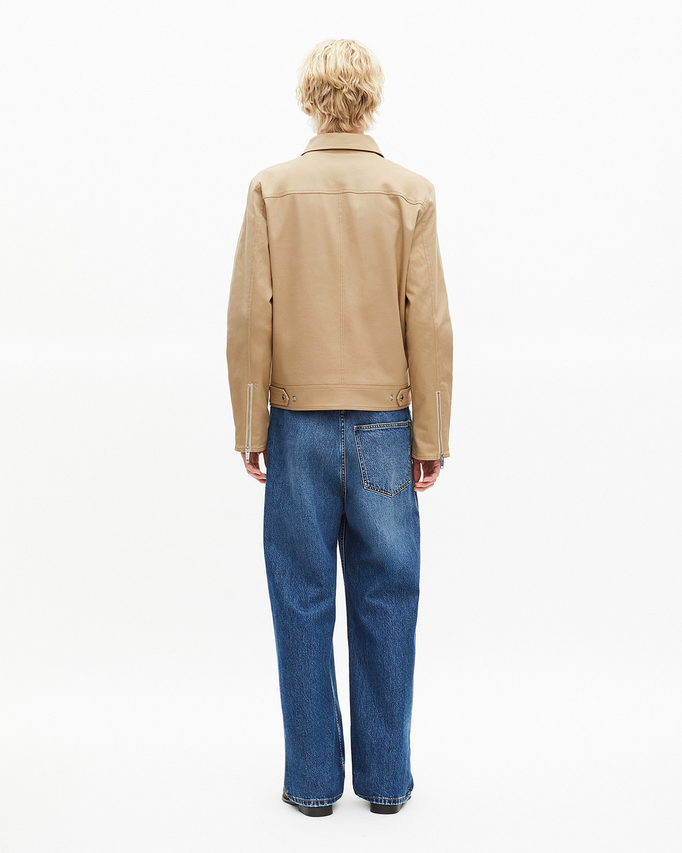 Beige cotton jacket