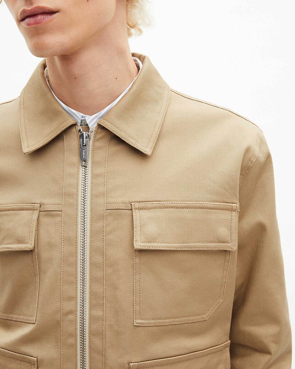 Beige cotton jacket