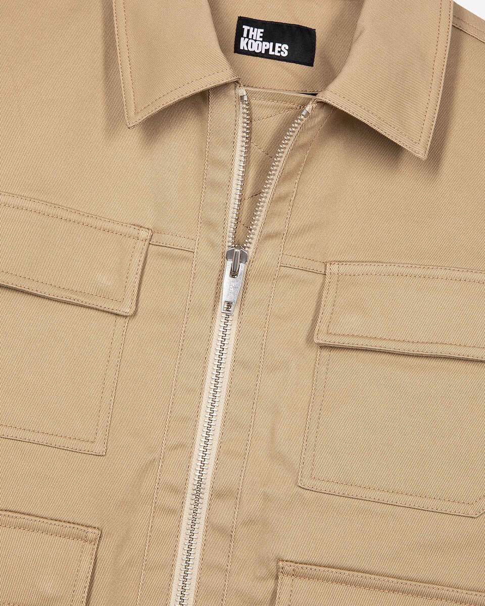 Beige cotton jacket
