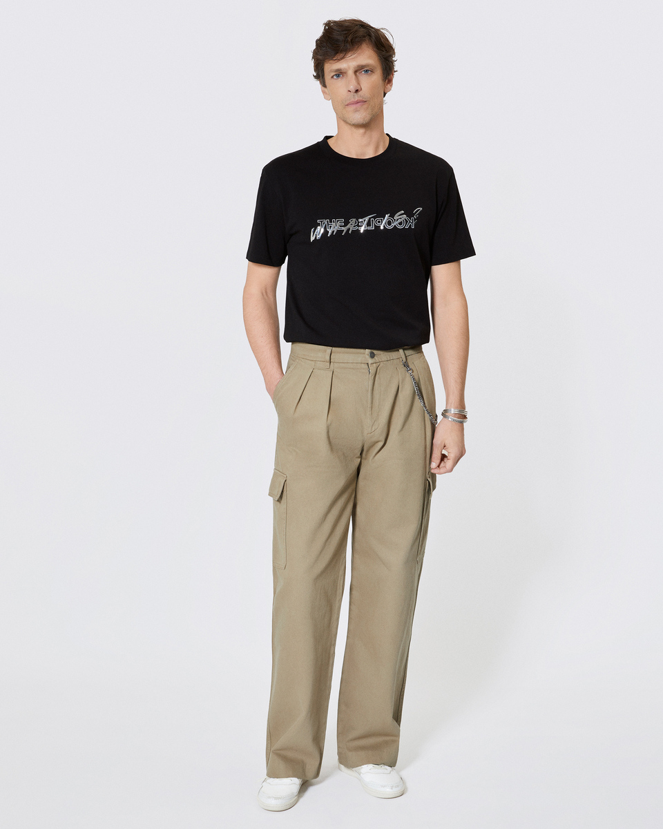 Beige cargo pants