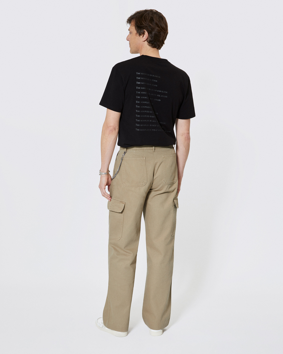 Beige cargo pants