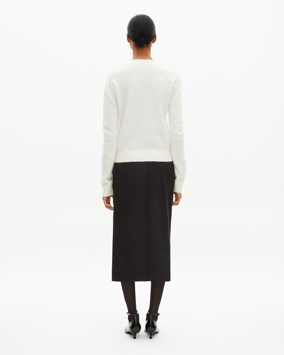 Ecru cashmere cardigan