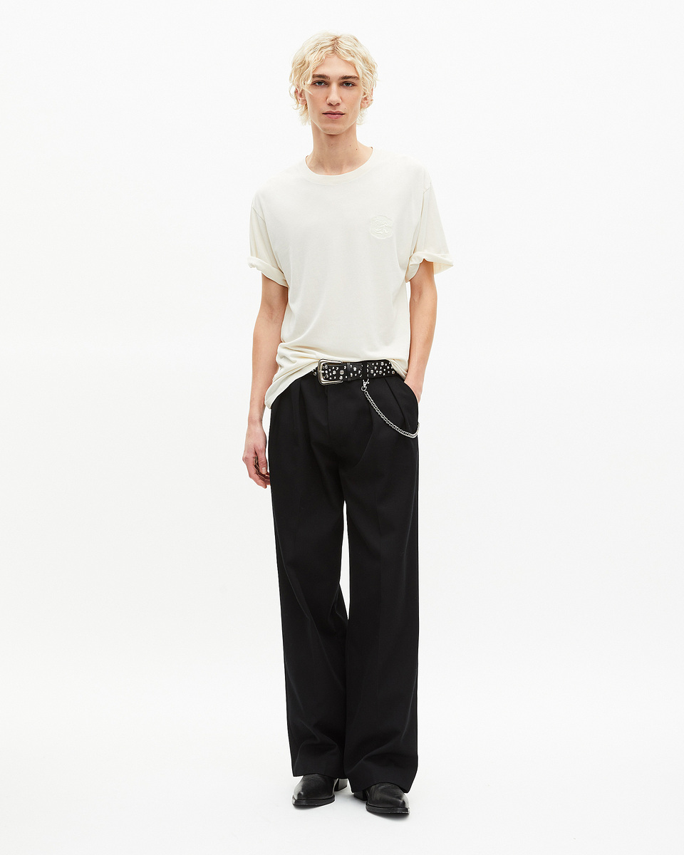 Beige crest T-shirt