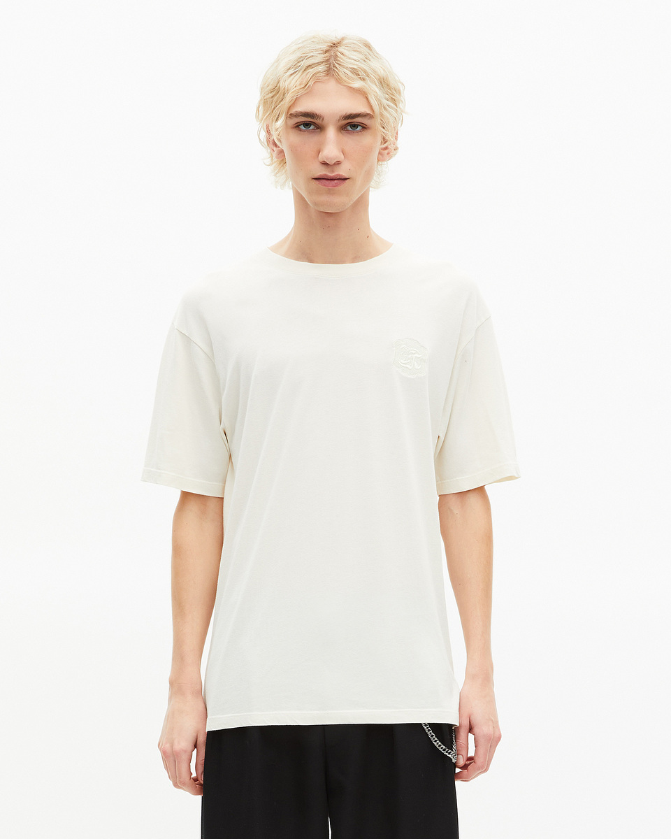 Beige crest T-shirt