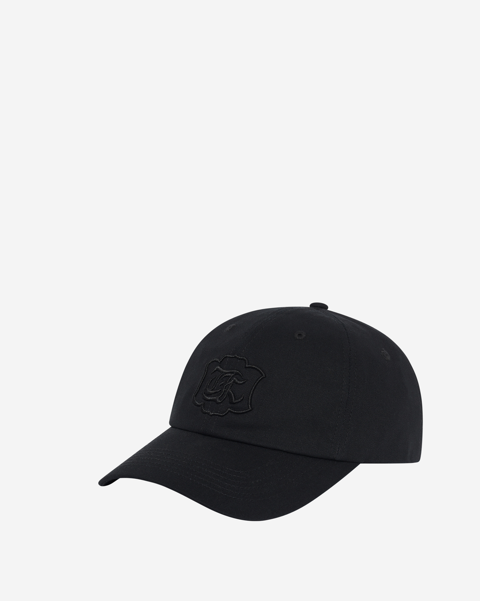 Black embroidered cap