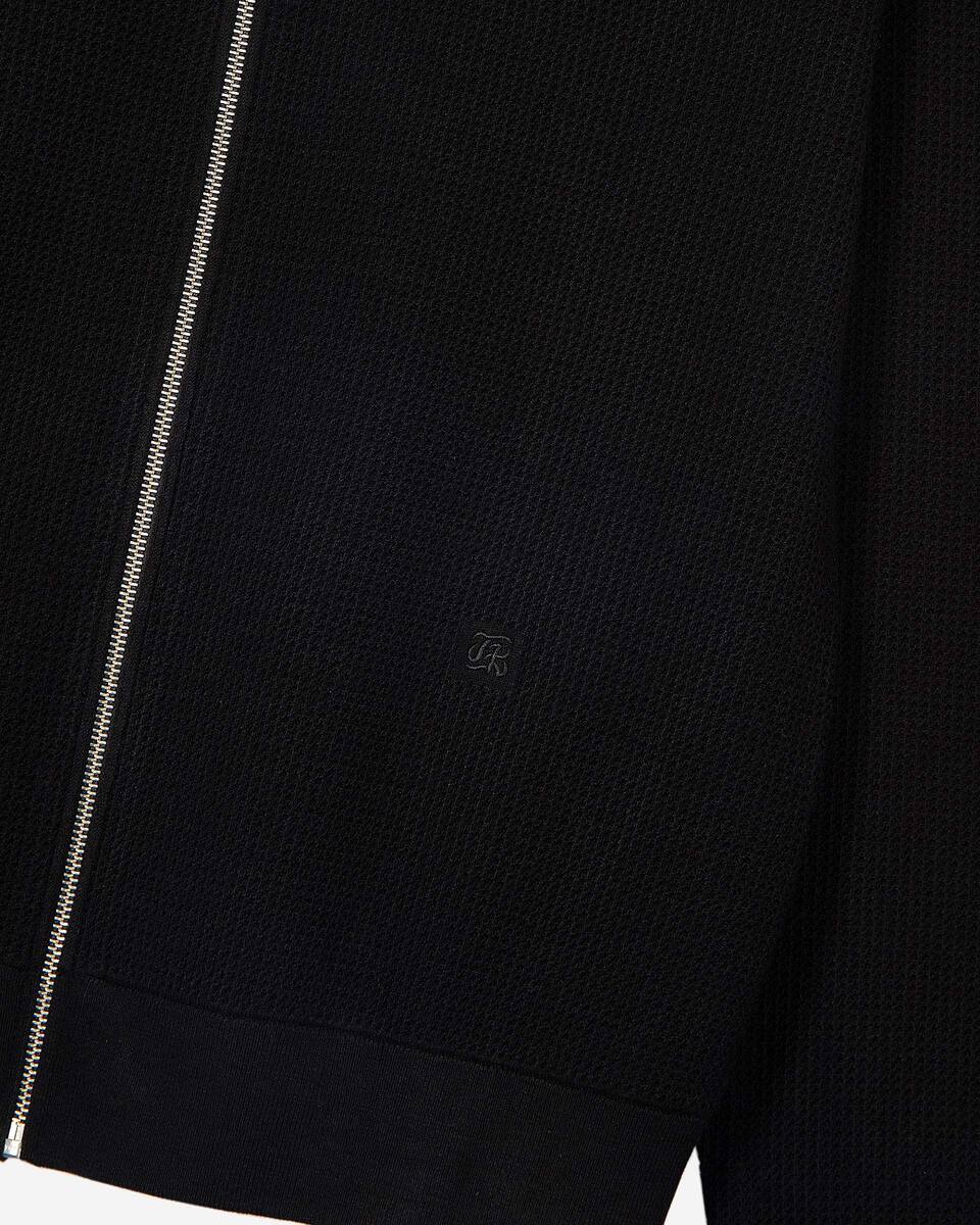 Black honeycomb cardigan