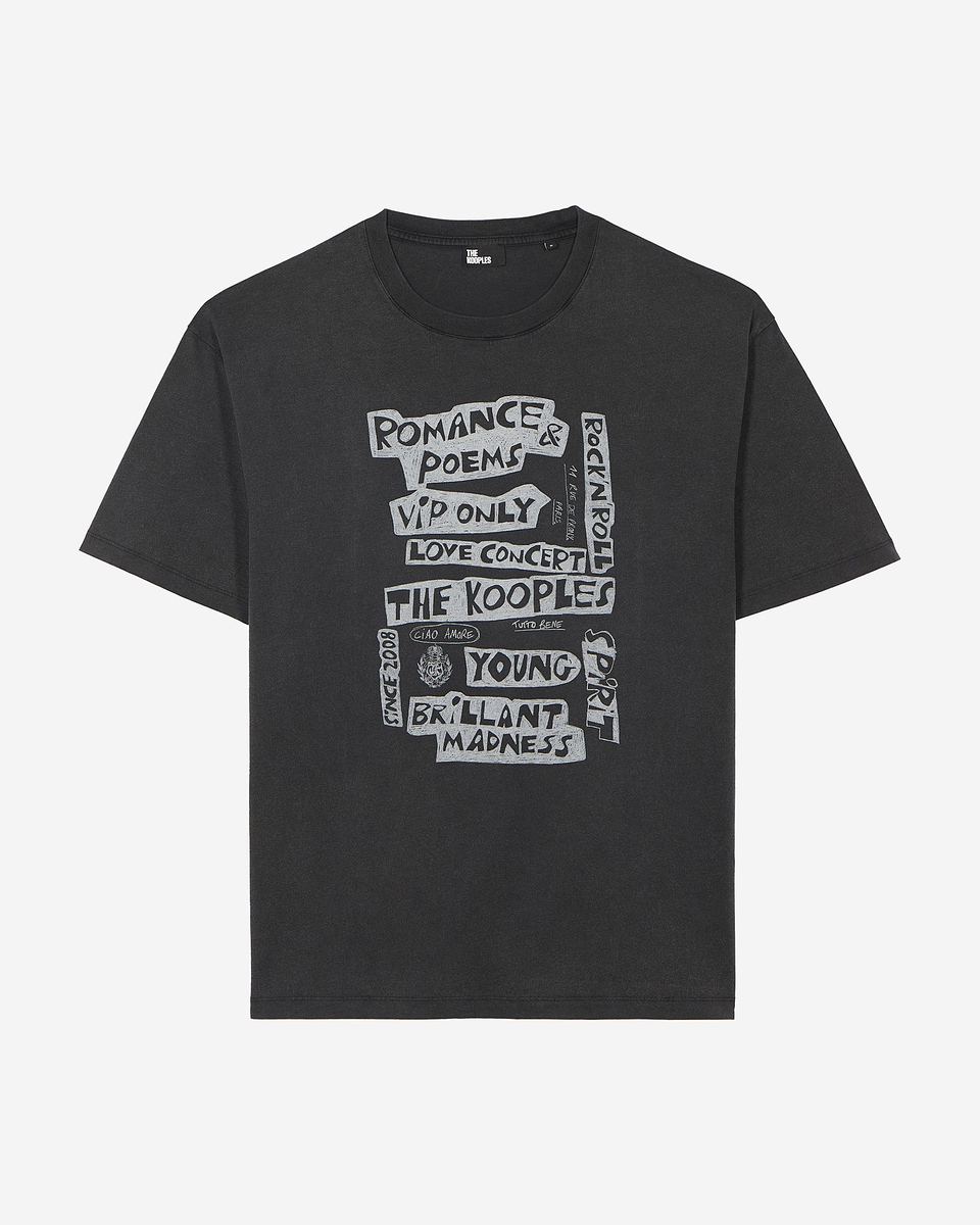 Romance Poems T-shirt, black