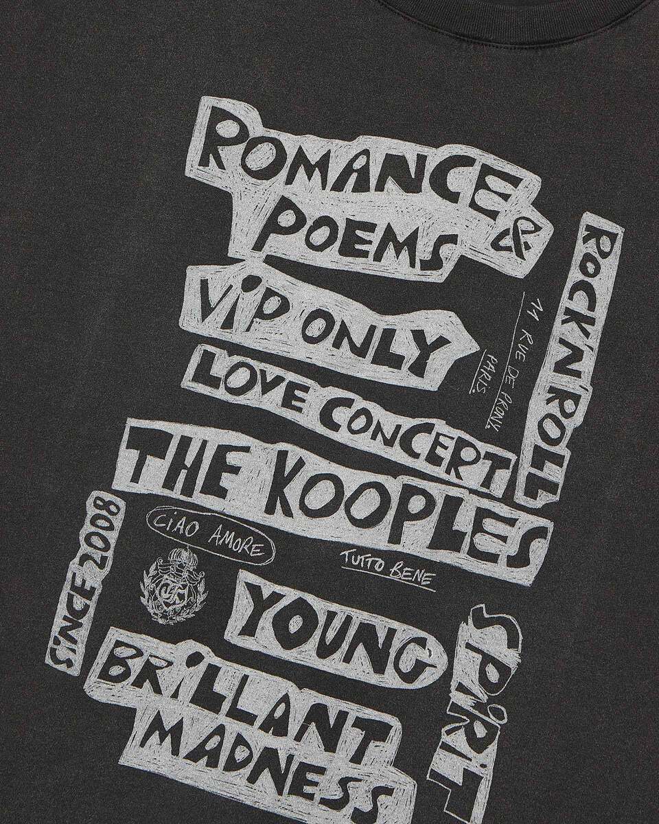 Romance Poems T-shirt, black
