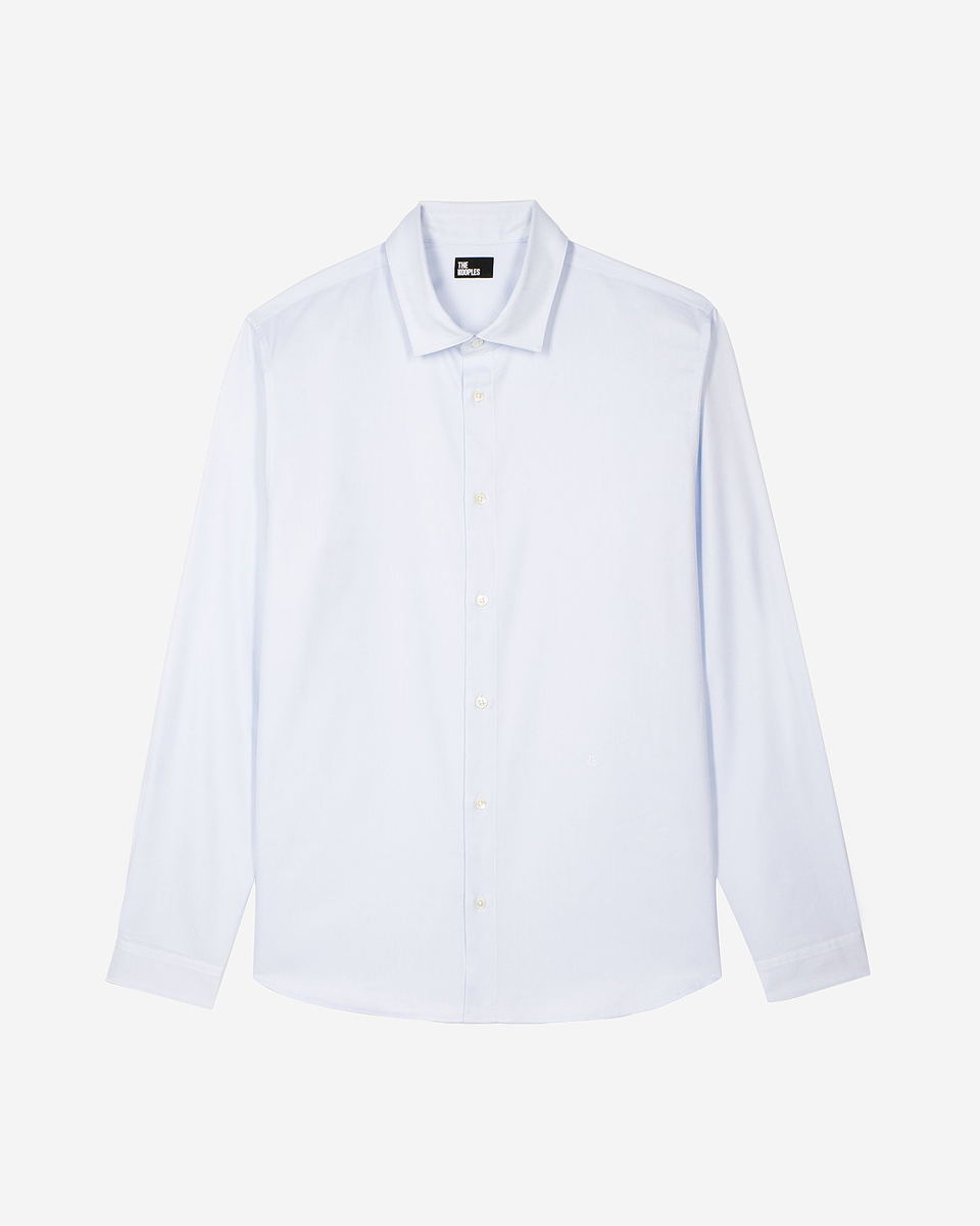 Italian collar shirt, blue
