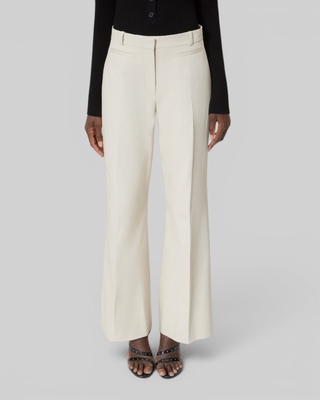 Beige cotton pants