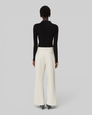 Beige cotton pants