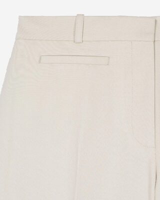 Beige cotton pants