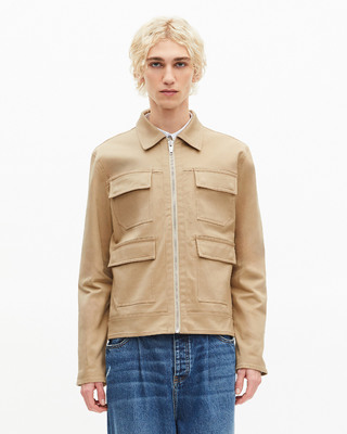 Beige cotton jacket