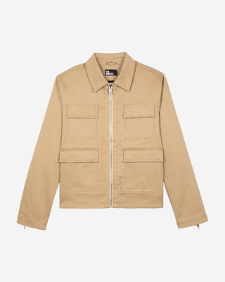 Beige cotton jacket