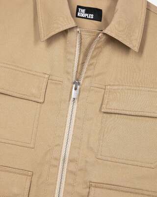 Beige cotton jacket