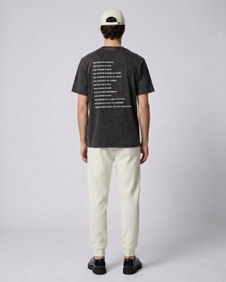 Beige fitted jogging bottoms