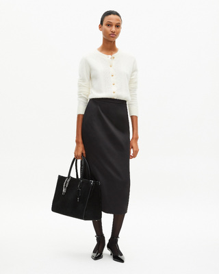Ecru cashmere cardigan