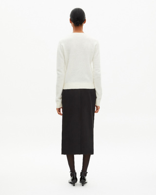 Ecru cashmere cardigan