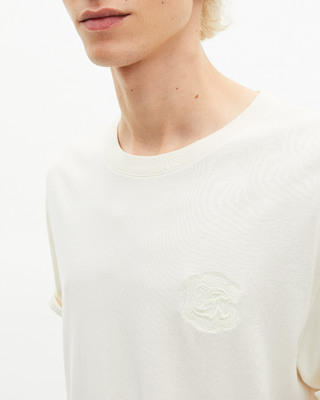 Beige crest T-shirt