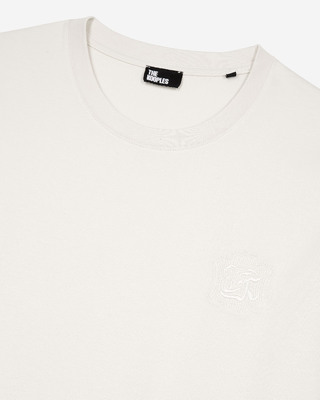 Beige crest T-shirt