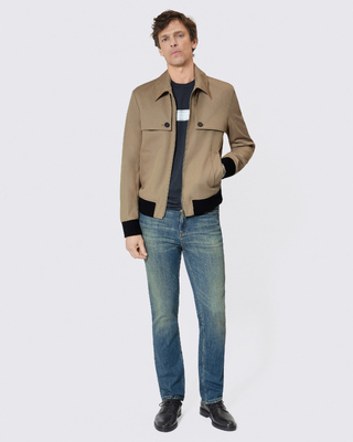 Beige bib jacket