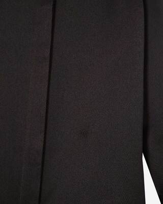 Black satin shirt