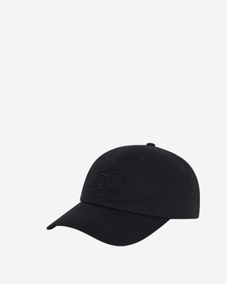 Black embroidered cap