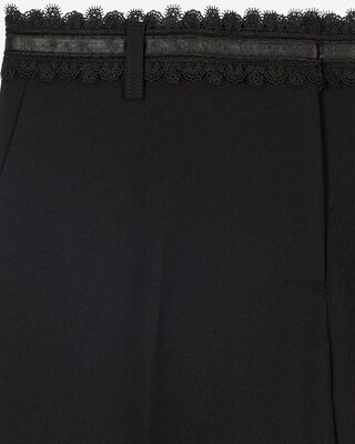 Black wide-leg pants
