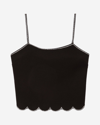 Black rhinestone top