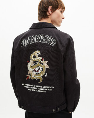 Black embroidered jacket