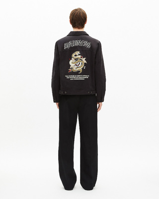 Black embroidered jacket