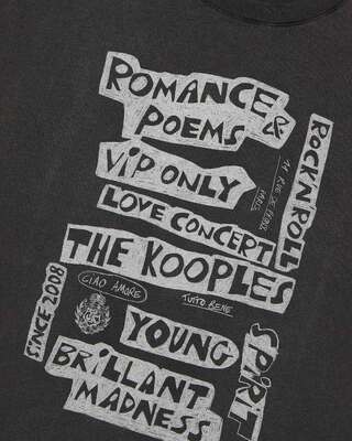 Romance Poems T-shirt, black