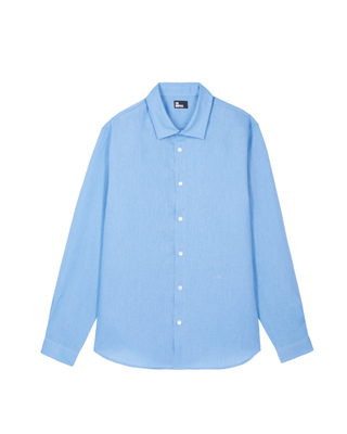 Blue linen shirt