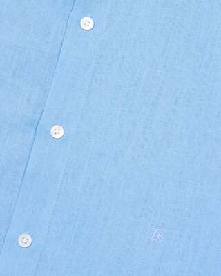 Blue linen shirt