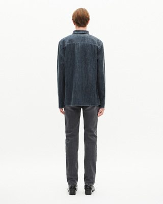 Blue denim shirt