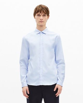 Italian collar shirt, blue