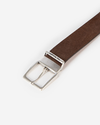 Brown suede belt
