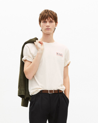 Brown suede belt