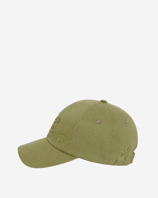 Khaki embroidered crest cap