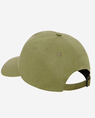 Khaki embroidered crest cap