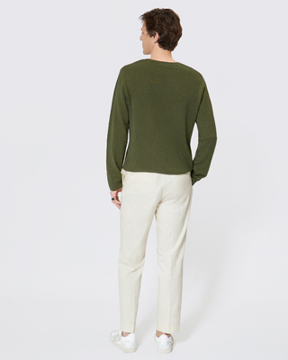 Green tunisian sweater