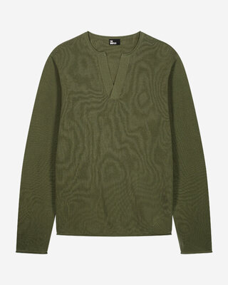 Green tunisian sweater