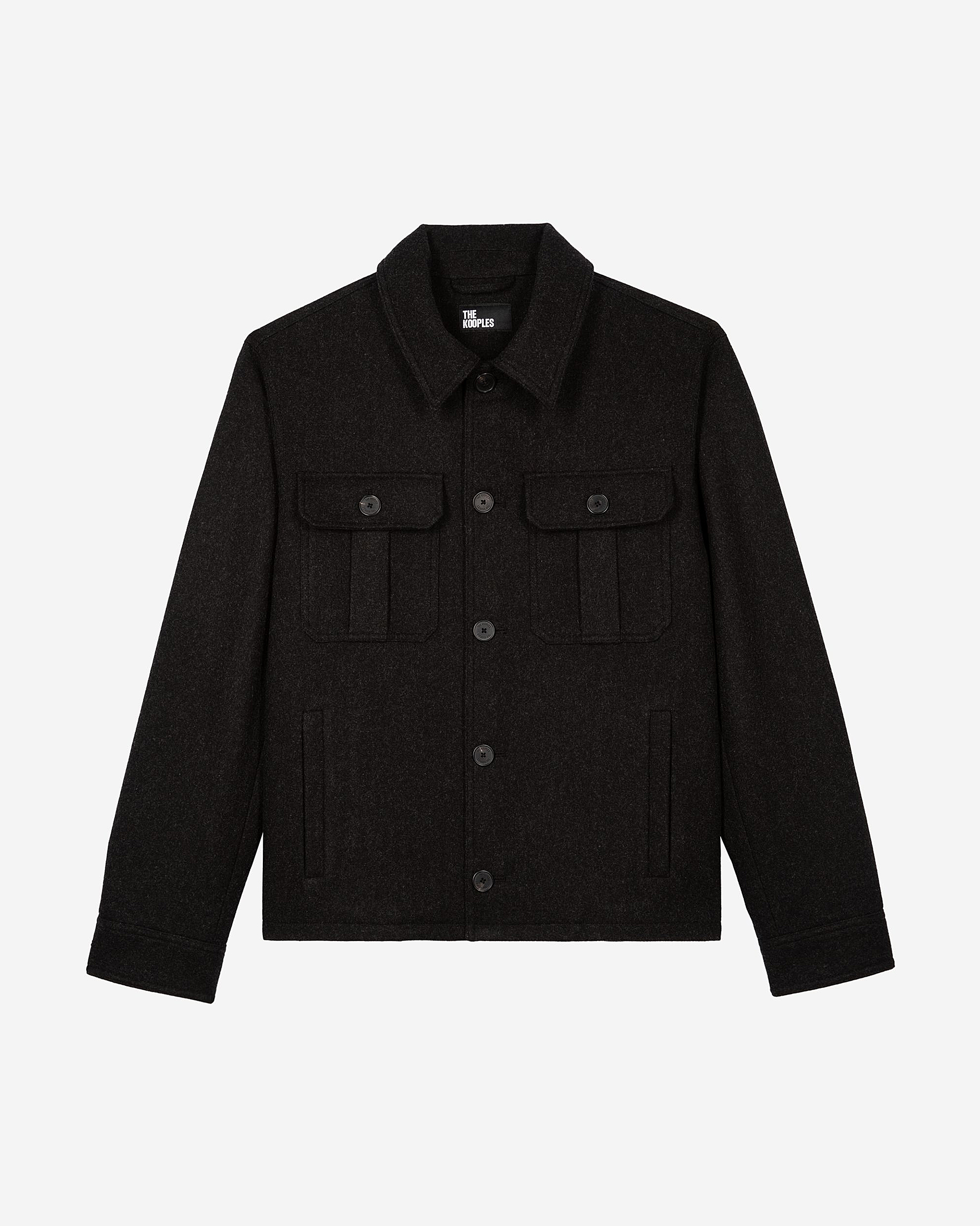 Grey wool jacket